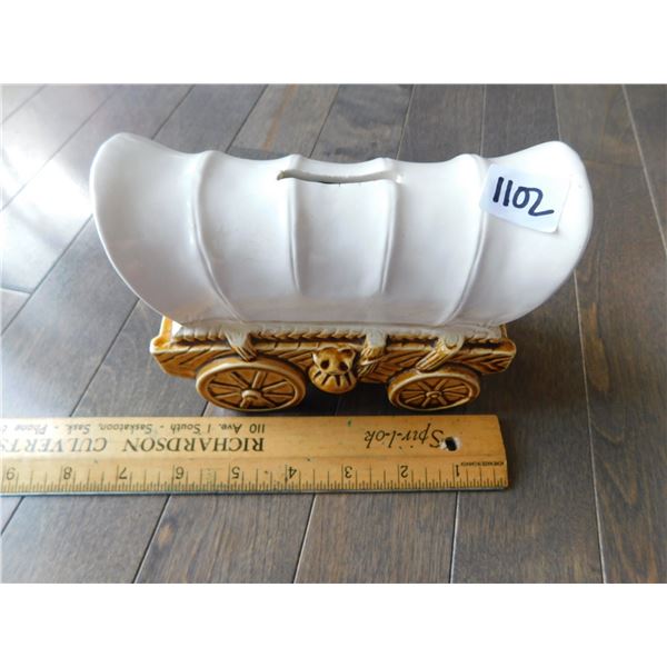 CHUCKWAGON CERAMIC COIN BANK