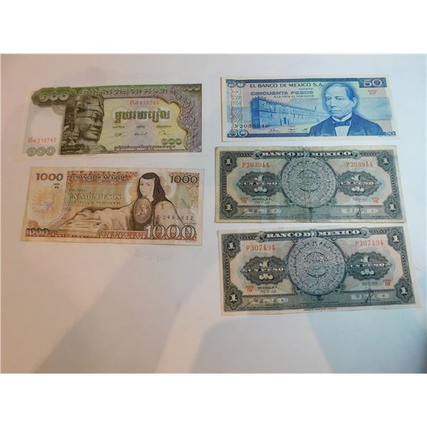 5-FOREIGN BANK NOTES