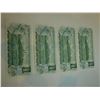 Image 2 : 4-CONSECUTIVE NUMBER ONE DOLLAR BILLS 1973 ISSUE
