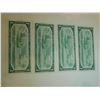 Image 2 : 4-CONSEUTIVE 1954 SERIES ONE DOLLAR BILLS, UNC