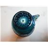 Image 3 : 5-INDIANNA BLUE IRRADESCENT CARNIVAL GLASS CUPS