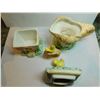 Image 4 : MERCURIES 1994 CREAM, SUGAR, AND NAPKIN RING, COUNRY FARM SERIES