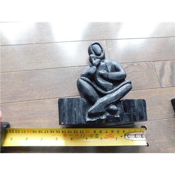 MID CENTURY INUIT WOOD CARVING