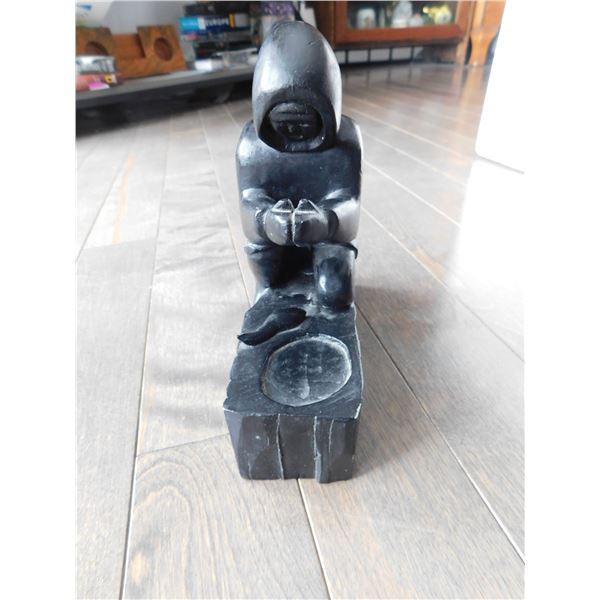 MID CENTURY INUIT WOOD CARVING