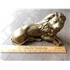 Image 2 : LARGE BRASS LION FIGURINE