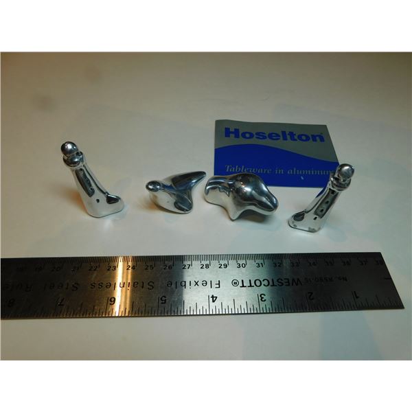 4-SMALL HASELTON SCULPTURES ALL NUMBERED