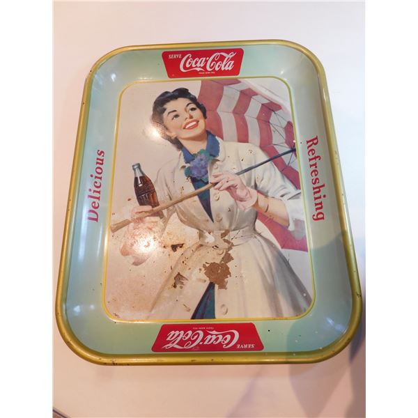 1957 COKE-A-COLA TRAY