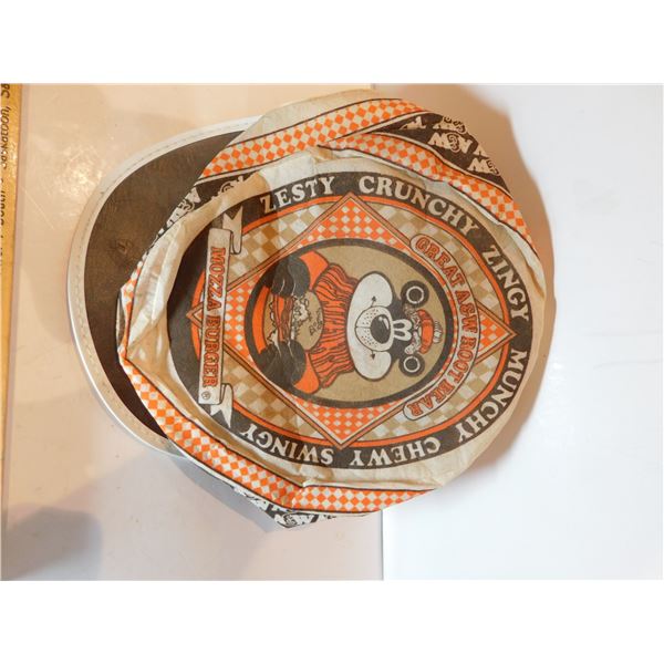 VINTAGE 1970’S, A & W, WORKERS MOZZARELLA BURGER HAT