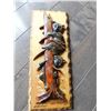 Image 1 : H NADEAU, SOUVENIR WOOD CARVING, BEAR CUBS