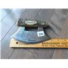 Image 3 : ALASKA, FAUX ANTLER HANDLE, ULU KNIFE, VERY SHARP