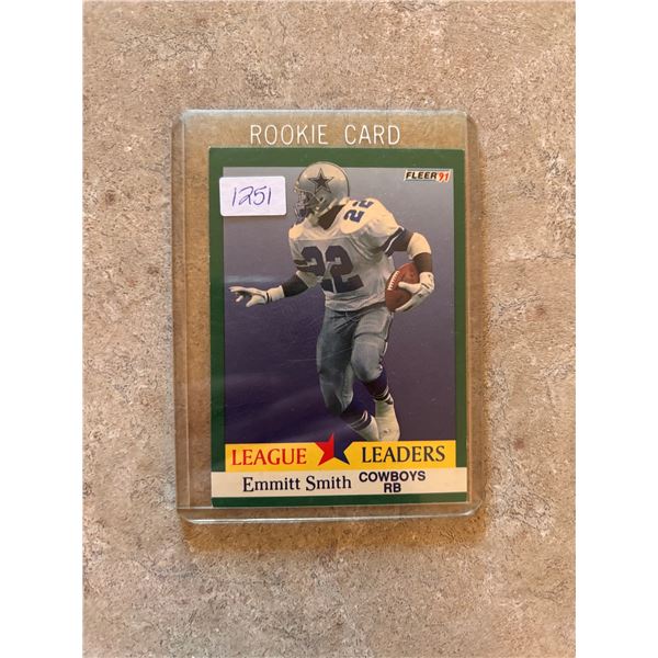 Emmit Smith - League Leaders Rookie Card