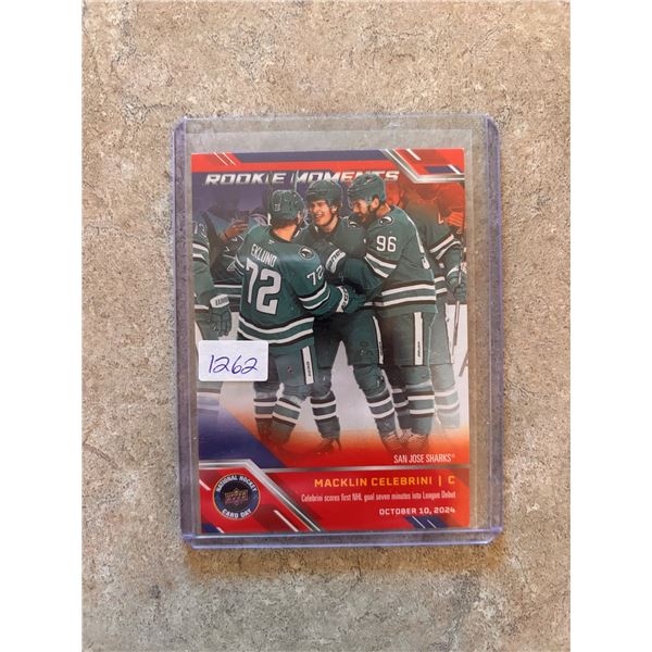 Macklin Celebrini - Rookie Card