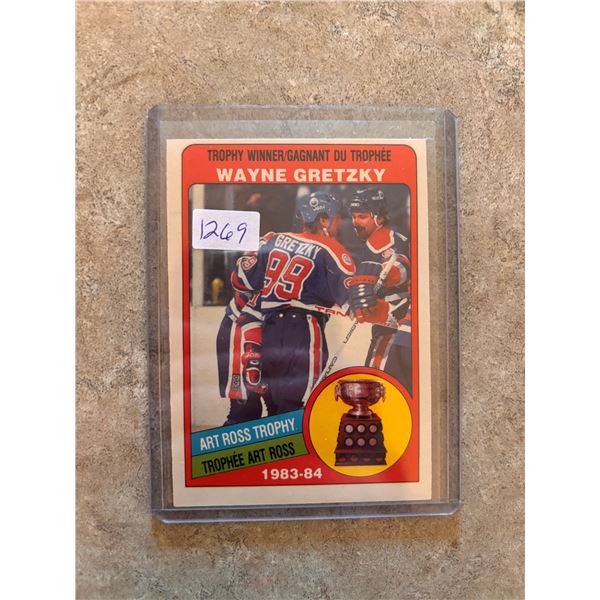 Wayne Gretzky - 1983-84 - Art Ross Trophy Winner