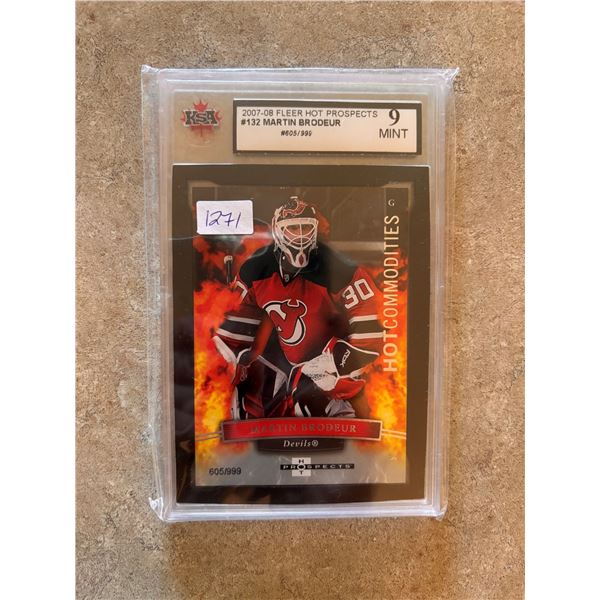 Martin Brodeur - Hot Prospects Hockey Card - Graded Mint