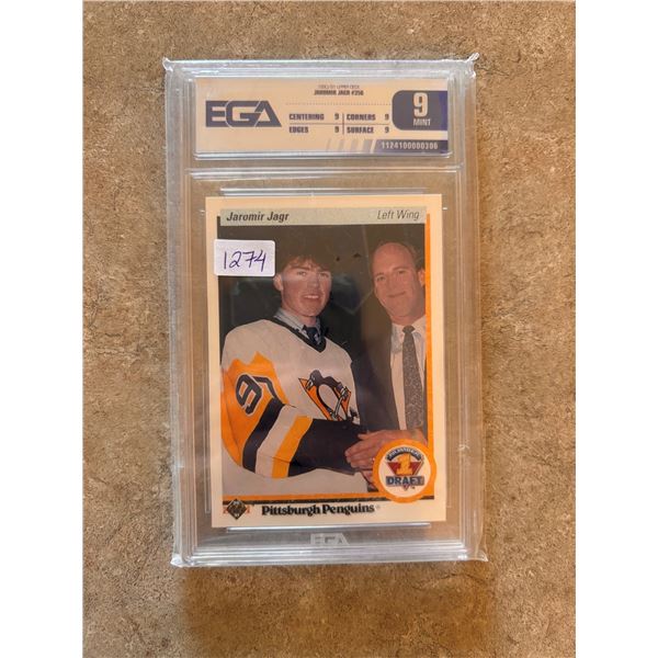 Jaromir Jagr - Rookie Card - Graded Mint