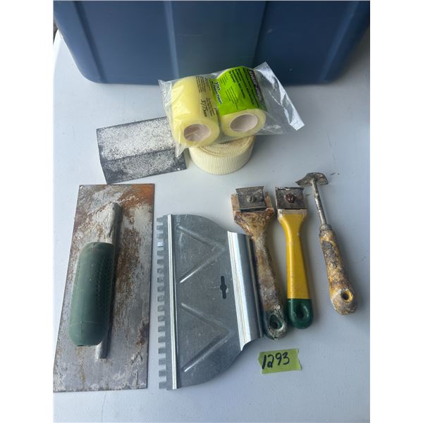 Assortment of Drywall Tools