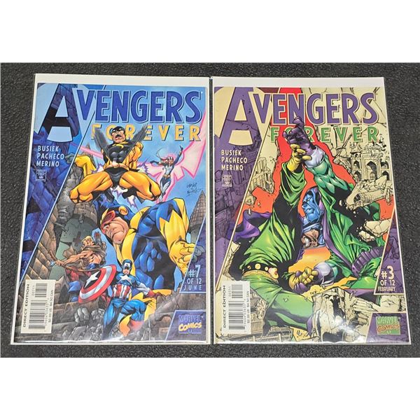 Avengers Forever #3 & #7 (Marvel Comics, 1999) - Lot of (2) Comics