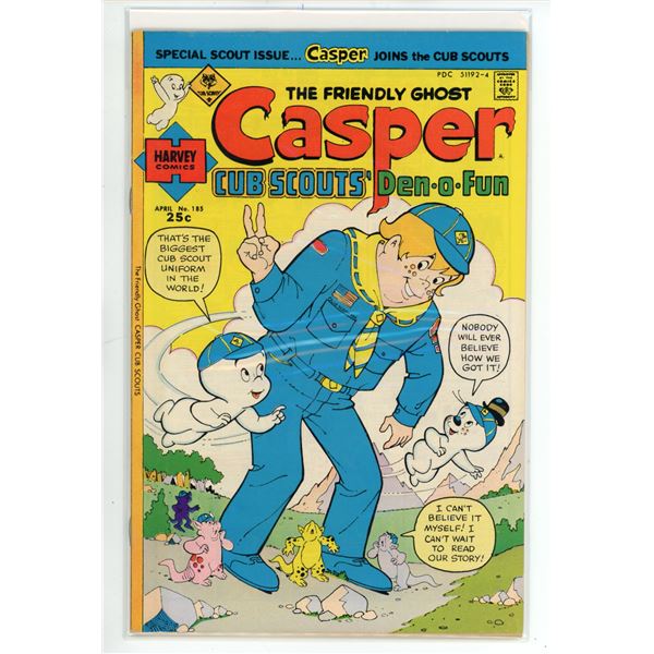 Casper Cub Scouts' Den-o-Fun #185 (Harvey Comics, 1974)