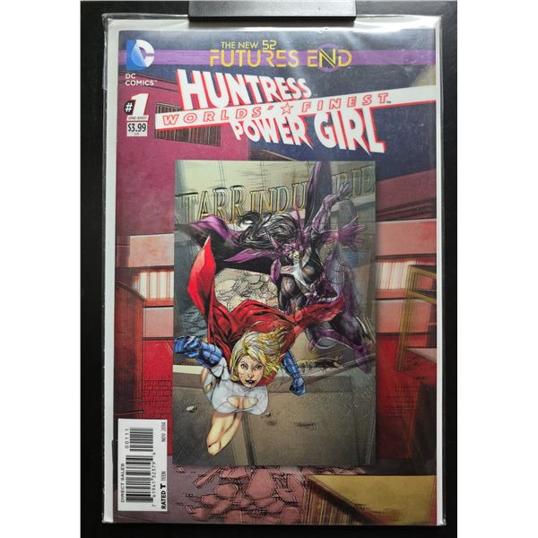 Worlds' Finest: Futures End #1 (DC Comics, 2014) — 3D Motion Lenticular Cover