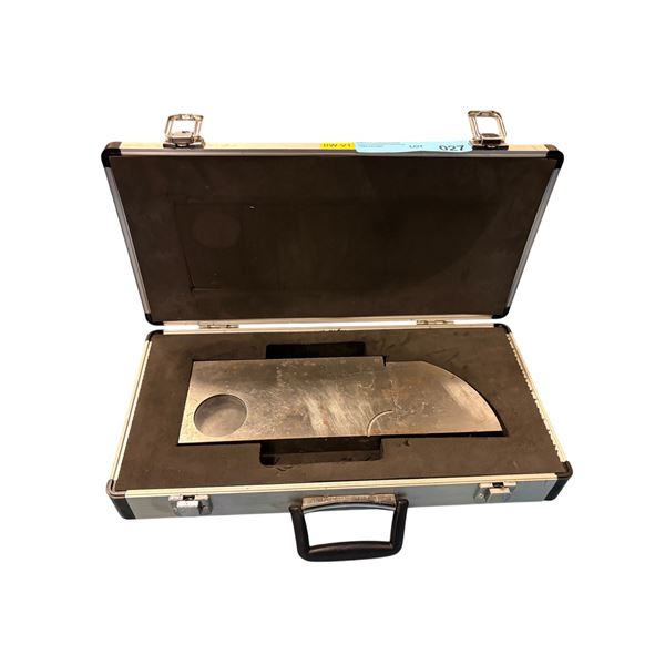 IIW Type 1 Ultrasonic Calibration Test Block (AWS D1.1) w/ Fitted Carrying Case - MSRP ~$690 [x=#821