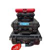 Image 1 : Stack of (4) Heavy-Duty Protective Hard Equipment Cases w/ 5-Step Thickness Calibration Block - MSRP