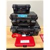 Image 2 : Stack of (4) Heavy-Duty Protective Hard Equipment Cases w/ 5-Step Thickness Calibration Block - MSRP