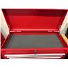 Image 4 : Red 2-in-1 Rolling 6-Drawer Tool Chest Combo w/ Bottom Cabinet (contents not included) - approx. 27i