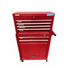 Image 1 : Red 2-in-1 Rolling 6-Drawer Tool Chest Combo w/ Bottom Cabinet (contents not included) - approx. 27i