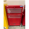 Image 2 : Red 2-in-1 Rolling 6-Drawer Tool Chest Combo w/ Bottom Cabinet (contents not included) - approx. 27i