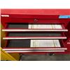 Image 4 : Red 2-in-1 Rolling 6-Drawer Tool Chest Combo w/ Bottom Cabinet (contents not included) - approx. 27i