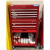 Image 5 : Red 2-in-1 Rolling 6-Drawer Tool Chest Combo w/ Bottom Cabinet (contents not included) - approx. 27i