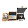 Image 1 : Assorted Ultrasonic & Welding Inspection Gauges / Calibration Standard Set w/ Wooden & Hard Cases - 