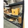 Image 3 : Heavy-Duty 4-Tier Black Metal Wire Deck Storage Shelving Unit (Contents Not Included) - approx. 77in