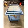 Image 3 : Uline 2-Shelf Plastic Utility Service Cart (Blue)