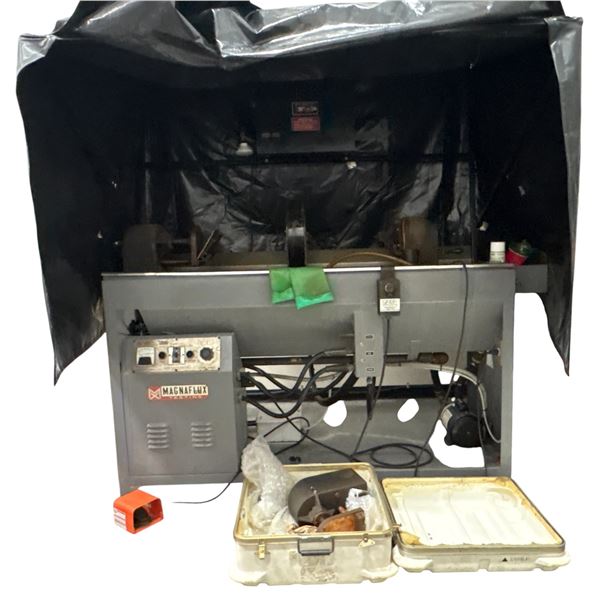 Magnaflux DRA-60 Wet Horizontal Magnetic Particle Inspection Unit w/ Hood & Accessories - MSRP ~$25,