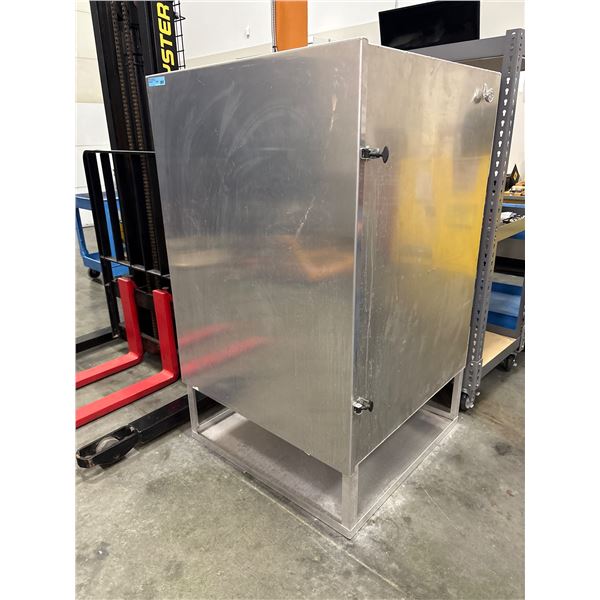 Custom Stainless Steel Parts Drying Cabinet / Industrial Curing Oven - approx. 37 1/2in W x 36 1/2in