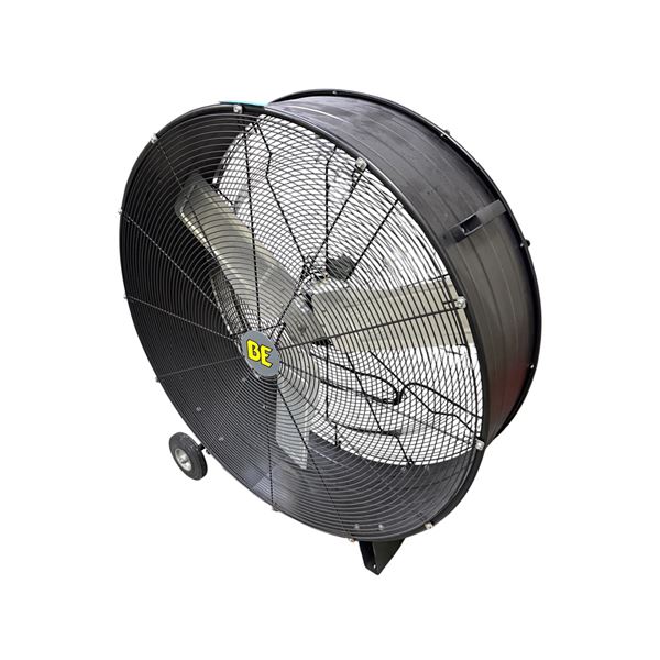 BE Power Equipment 36" Direct Drive Drum Fan (tested working)