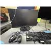 Image 3 : Dual LG Computer Monitors with Keyboards and Mice