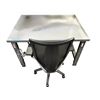Image 1 : Uline Industrial Steel Table / Workbench & Office Chair (contents not included)