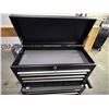 Image 5 : Rolling Steel Tool Chest Combo (Top Storage Box & Bottom Mobile Cabinet) - approx. 27in x 13in x 44i