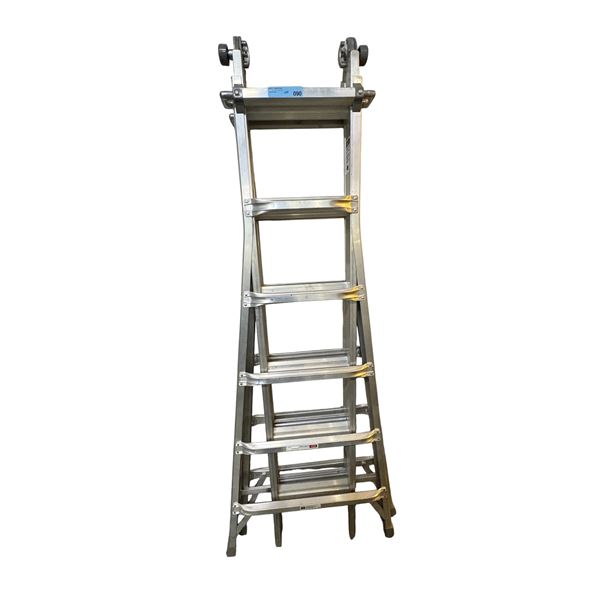 Mastercraft 25-Foot Multi-Task Aluminum Ladder (300 lb Load Capacity, Grade 1A)