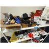 Image 2 : 4-Shelf Metal Utility Rack with Assorted Commercial Consumables & PPE Supplies