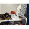 Image 3 : 4-Shelf Metal Utility Rack with Assorted Commercial Consumables & PPE Supplies