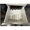 Image 4 : IKEA ALEX White 5-Drawer Unit, Wire Storage Cube Shelf & Black Folding Chairs