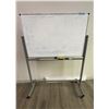 Image 1 : Mobile Double-Sided Reversible Magnetic Whiteboard on Casters