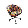Image 1 : IKEA SKRUVSTA Swivel Chair in Majviken Multicolor Geometric Pattern