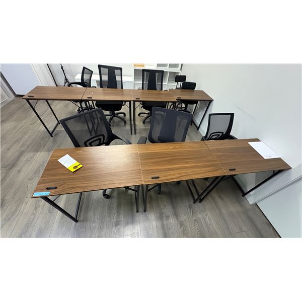 Large group of assorted classroom tables & chairs