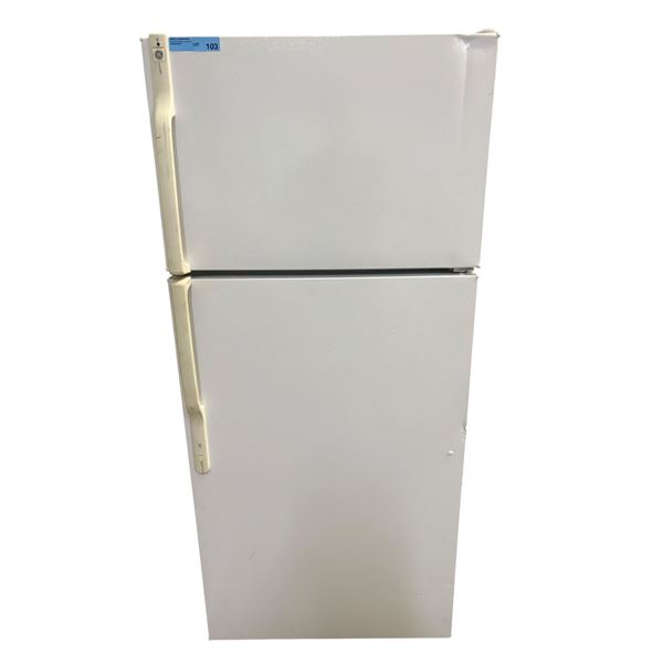 GE 16.6 Cu. Ft. Top-Freezer Refrigerator (Model: GTS17GBSERWW - White)