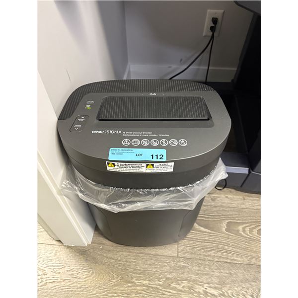 Royal 1510MX 15-Sheet Crosscut Paper Shredder