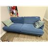 Image 3 : IKEA SÃ–DERHAMN 3-Seat Sofa, High-Pile Shag Rug & Framed Youn Ha Canvas Art
